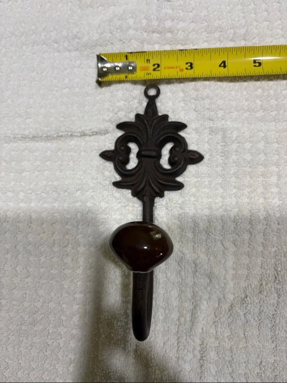 Decorative Brown Metal Wall Hook for Home Wall Decor